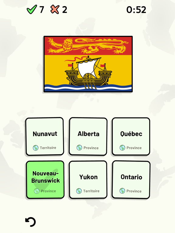 Screenshot #5 pour Quiz des Provinces du Canada