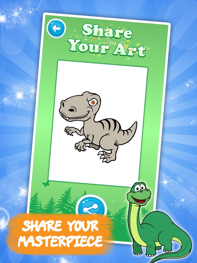 Dinossauros pintura juego na App Store