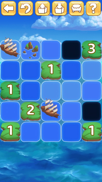 Islands and Ships logic puzzle screenshot-7
