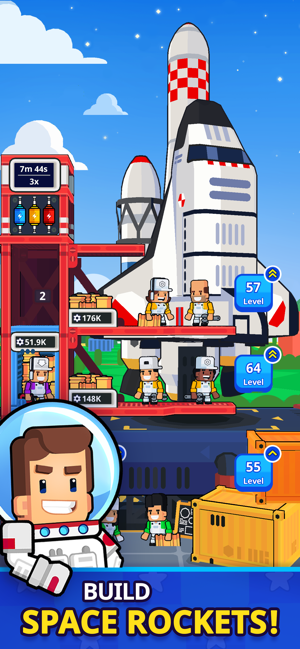 ‎Rocket Star: Idle Tycoon Game Screenshot