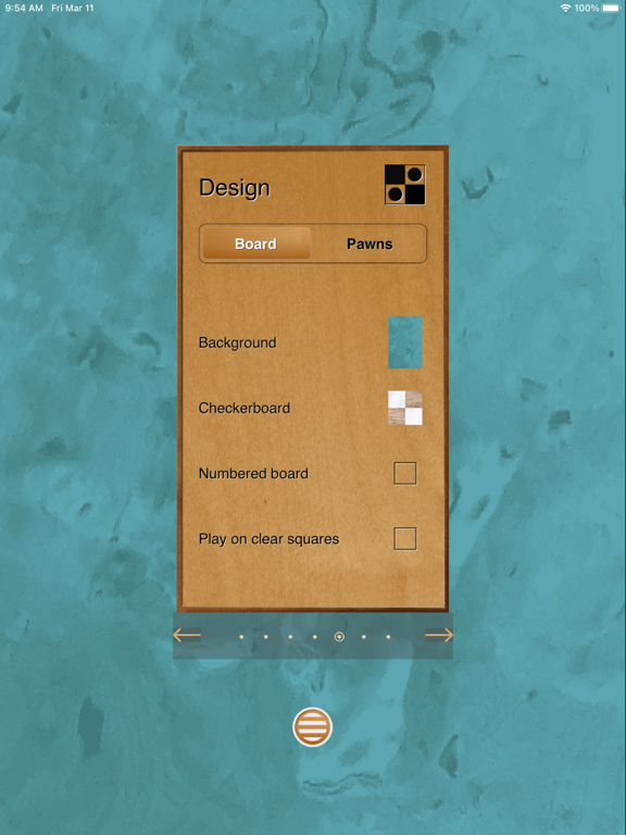 Checkers game iPad screenshot 6 - Games app