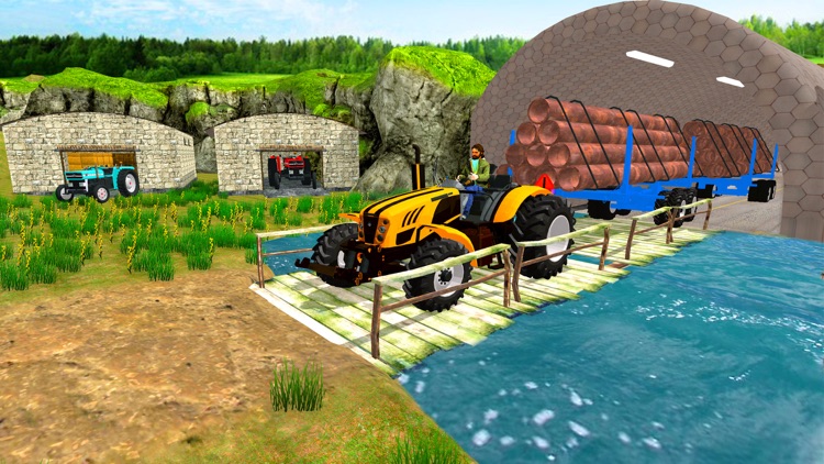 Tractor Trolley Farming Game