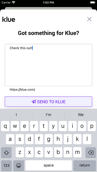 Klue - Competitive Enablement Screenshot