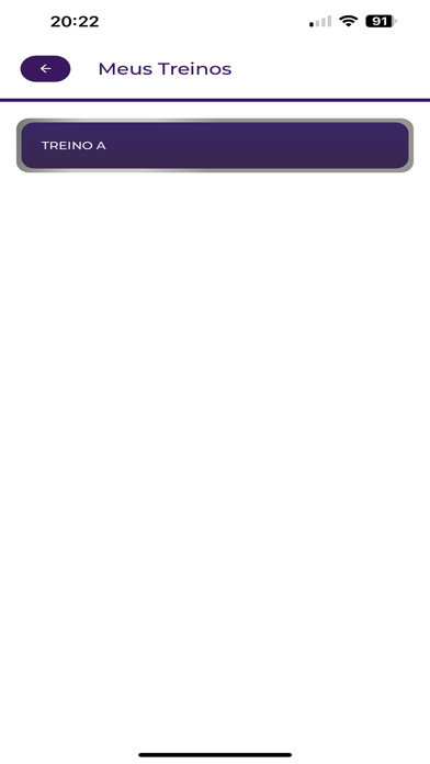 App Fitness academia e treino Screenshot