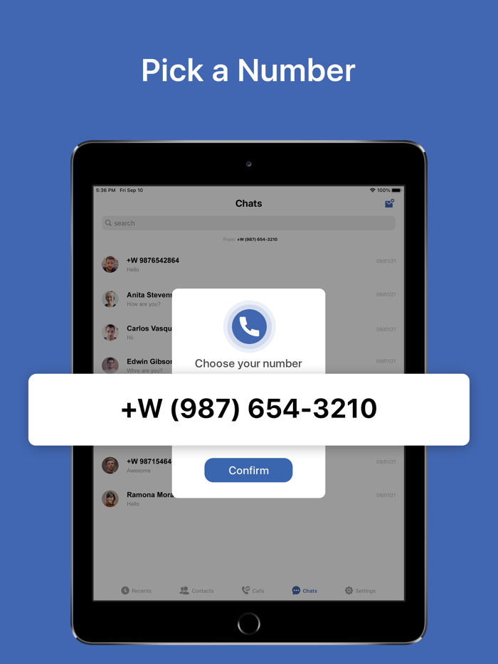 Text App CallingTexting Now