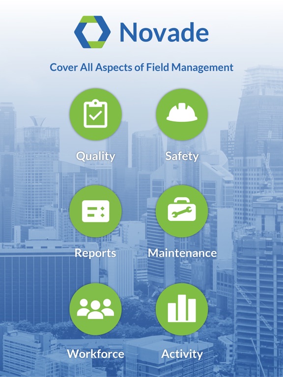 Novade Enterprise iPad screenshot 1 - Business app