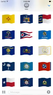 50 flags: state flag stickers iphone screenshot 3