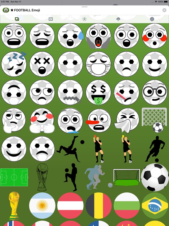 Screenshot #6 pour Football Emoji • Stickers