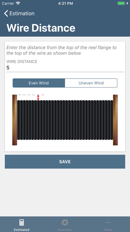 Partial Reel Calculator