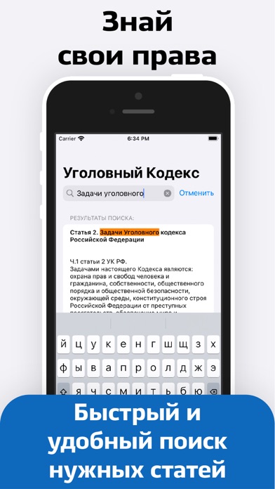 Уголовный Кодекс России Screenshot