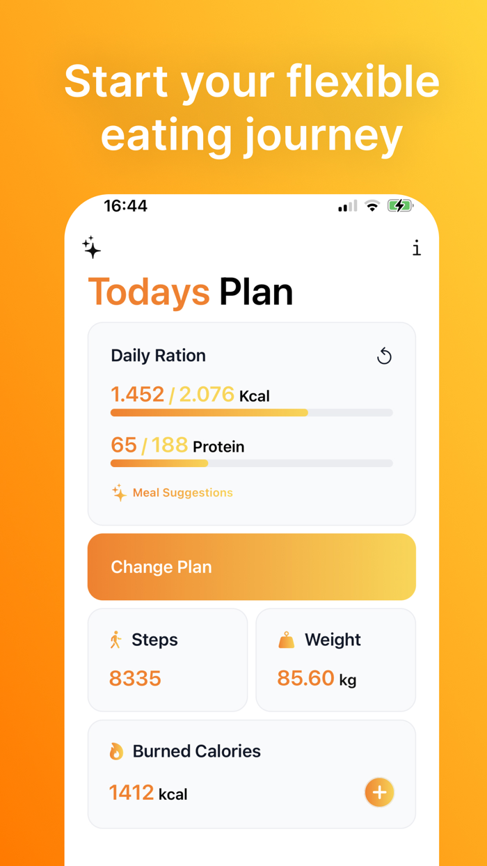 Maintain Calorie Counter