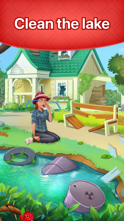 Garden Lilies Match 3 game screenshot-4