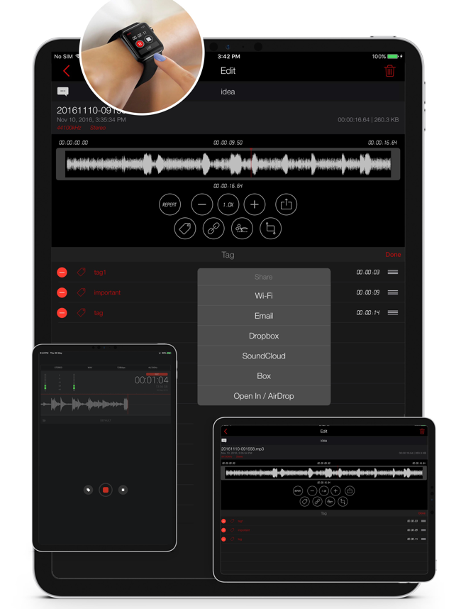 ‎Awesome Voice Recorder PRO AVR Screenshot