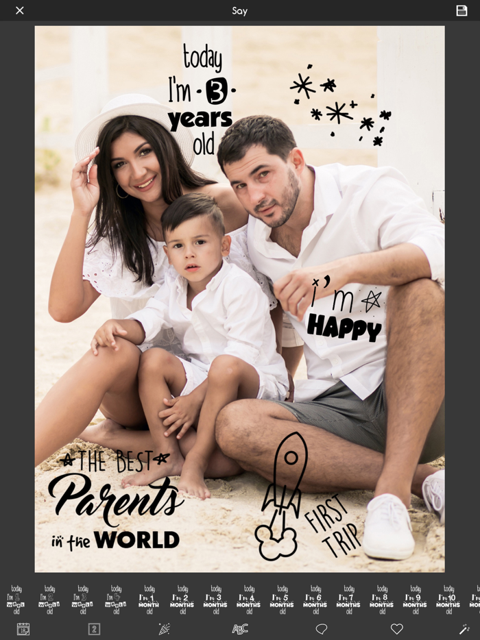 Baby Story Photo Snap Art