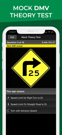 Game screenshot DMV Motorcycle Permit Test apk