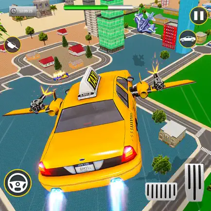 Flying Taxi Robot Game Читы