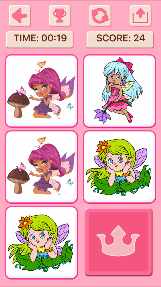 #4. Princess Unicorn Memory Games (iOS) โดย: Irina Schens