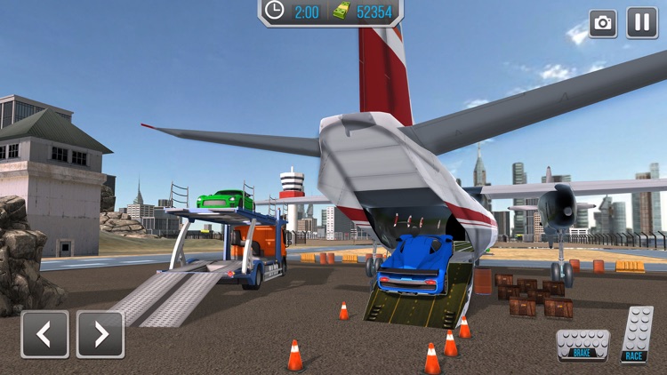 Robot Car Transporter Airplane screenshot-3