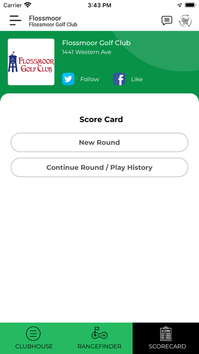 Flossmoor Golf Club Screenshot
