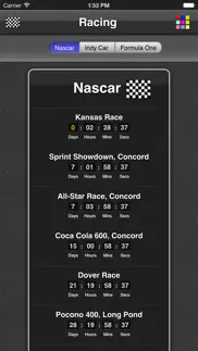 racing iphone screenshot 1