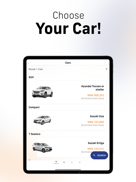 Yoma Car Share iPad screenshot 4 - Travel app