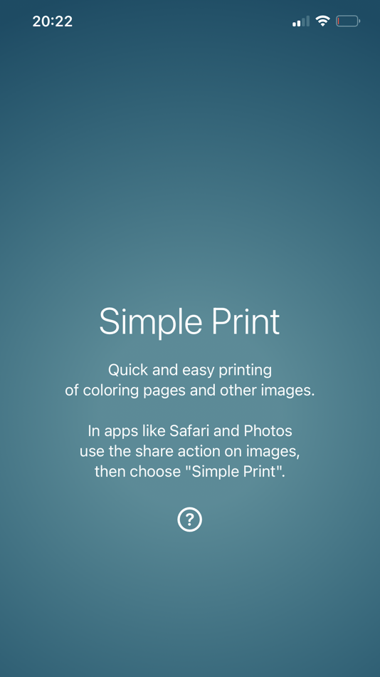 #1. Simple Print (iOS) 来自: Willem de Jonge