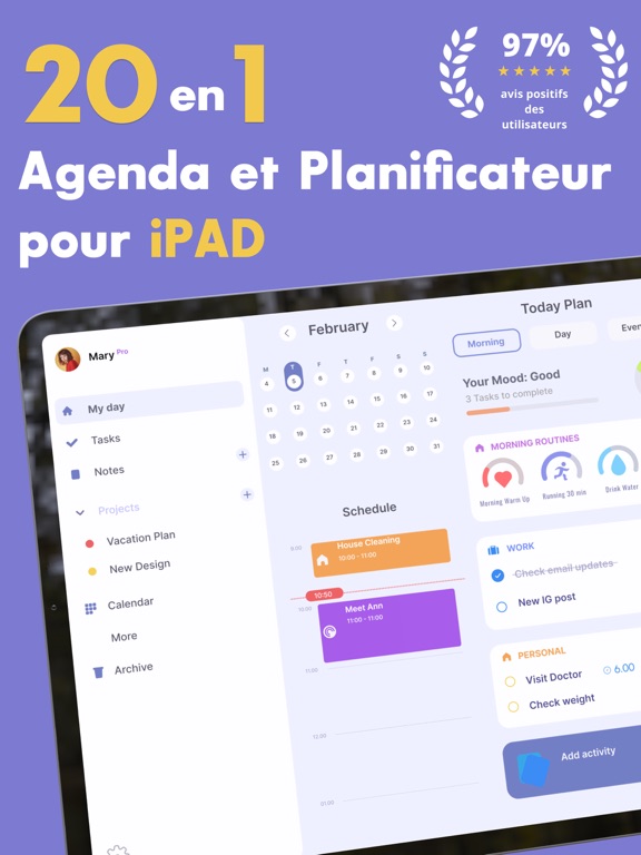 Screenshot #4 pour Agenda, Planificateur, Planner