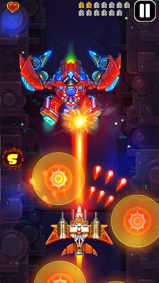 #1. Galaxy Wing: Ace Shooter (iOS) Bởi: Chongqing Kruger Network Technology Co., Ltd