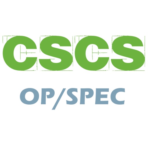 CSCS test Op/Spec icon