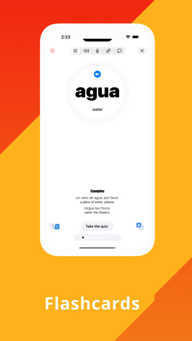 Flashcards - Learn Spanish Screenshot