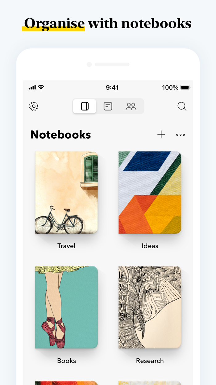 Notebook - Take notes To do