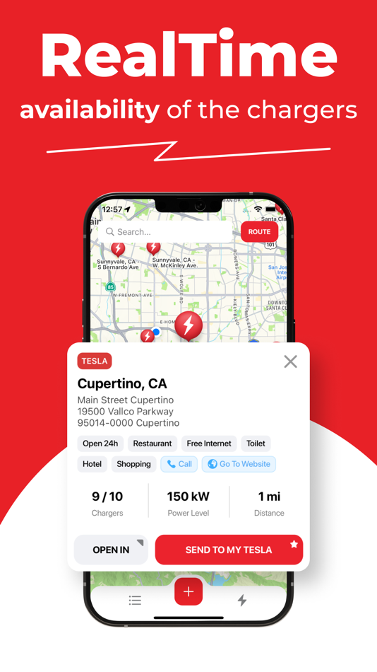#5. Supercharger map for Tesla (iOS) 由: yohan teixeira