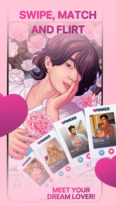 Winked: Choose, Swipe, Flirt Screenshot