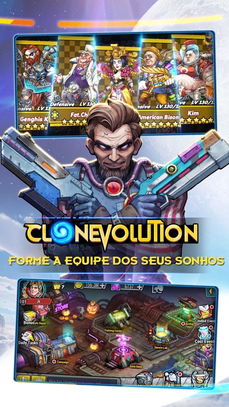Clone Evolution: RPG Battle screenshot 1