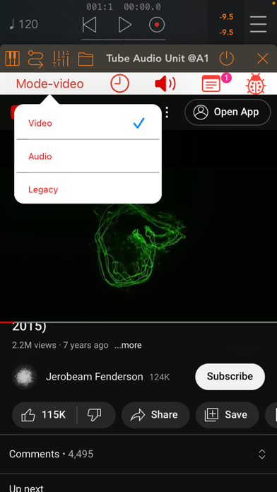 Tube Audio Unit Screenshot