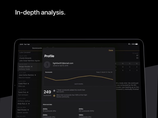 Screenshot #6 pour Fight Scores