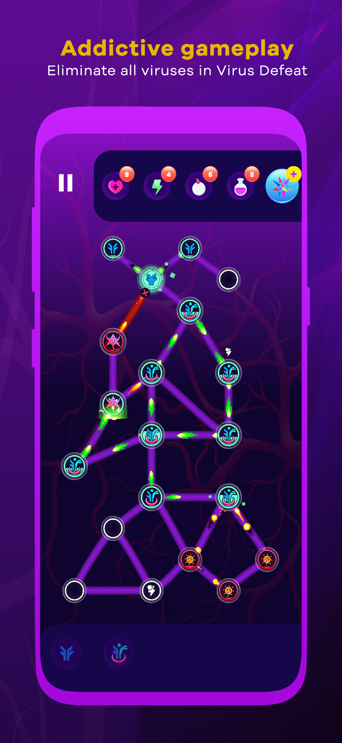 Virus Defeat - A Strategy Game