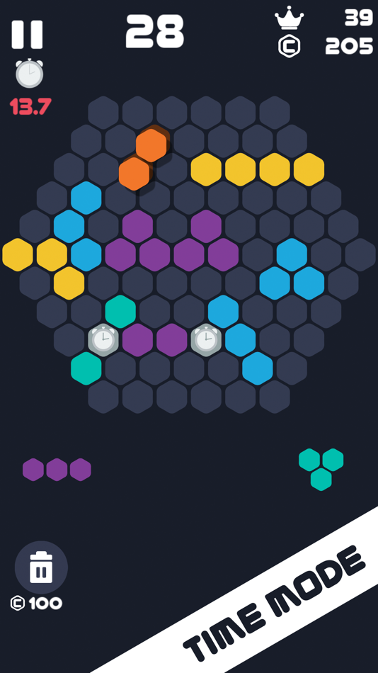 #3. Hexa 1010 :Fill Hexagon Blocks (iOS) 由: Hoang Vinh Nguyen