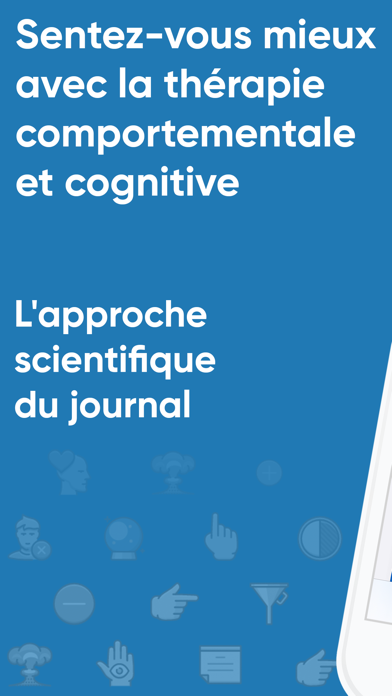 Screenshot #1 pour Journal des pensées - TCC