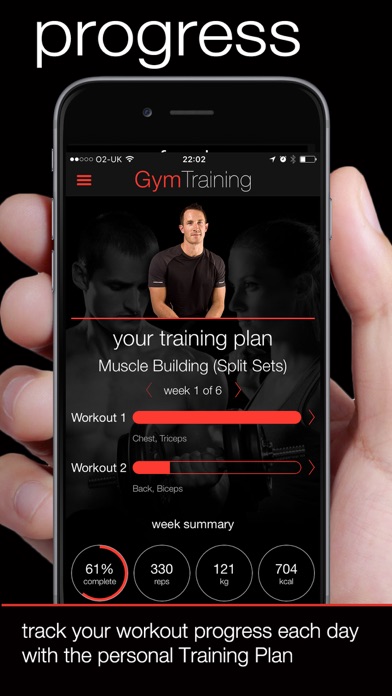 Screenshot #3 pour GymTraining: Fitness Plans