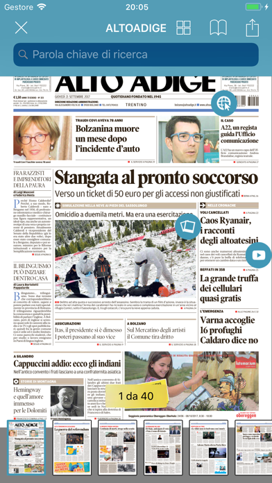Alto Adige quotidiano Screenshot