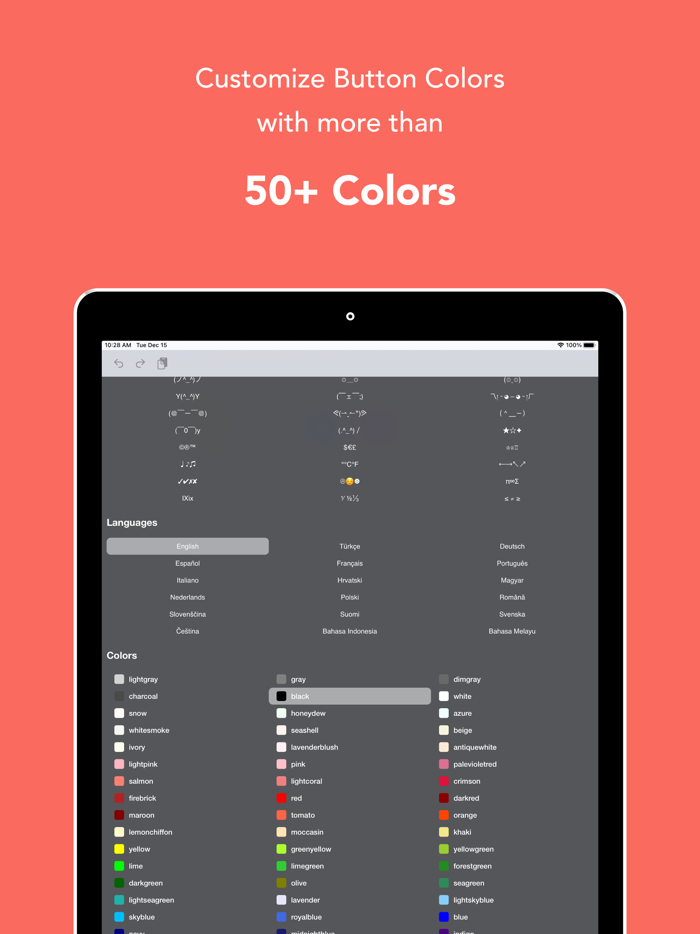 Fonts for iPhones and Keyboard 