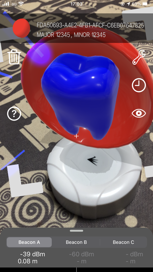 #1. Beacon AR (iOS) 由: TETSUHIKO TAMAI