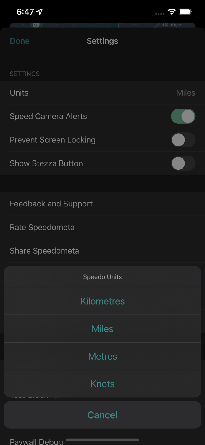 Speedo.meta GPS Speed Traps