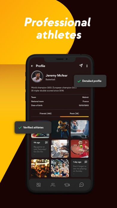 TribeUp - Only for Athletes Screenshot