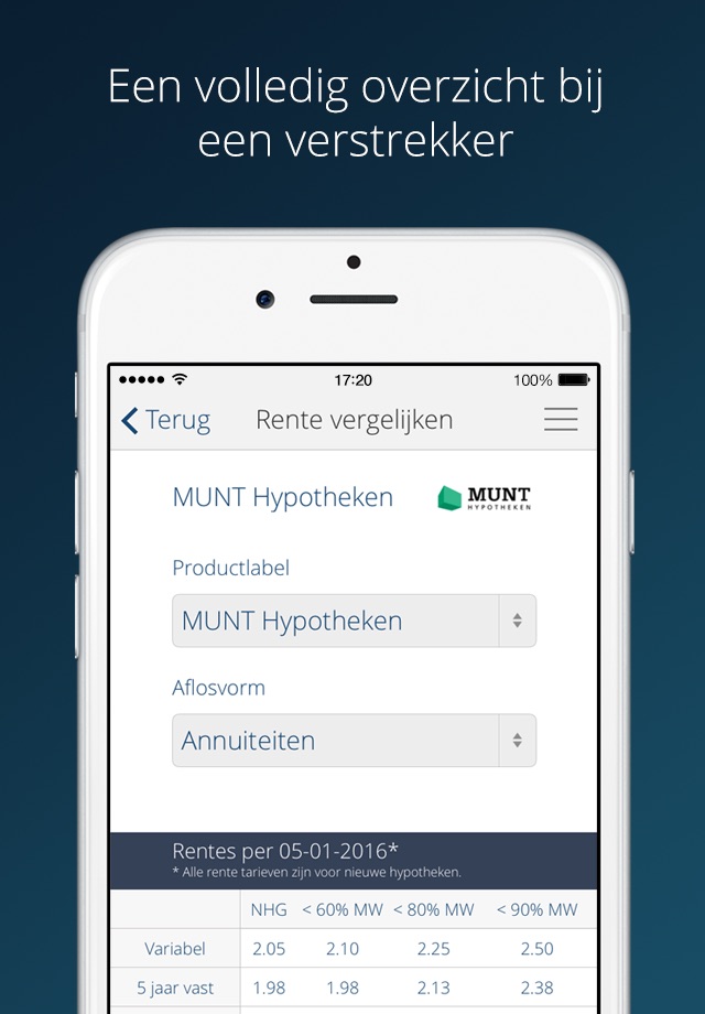 Hypotheekrente app screenshot 4