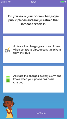Anti Theft & Battery Alarm screenshot 1