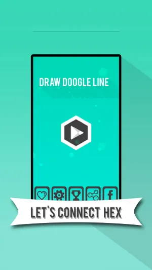 Draw Line - Hex Connect Puzzle screenshot 1