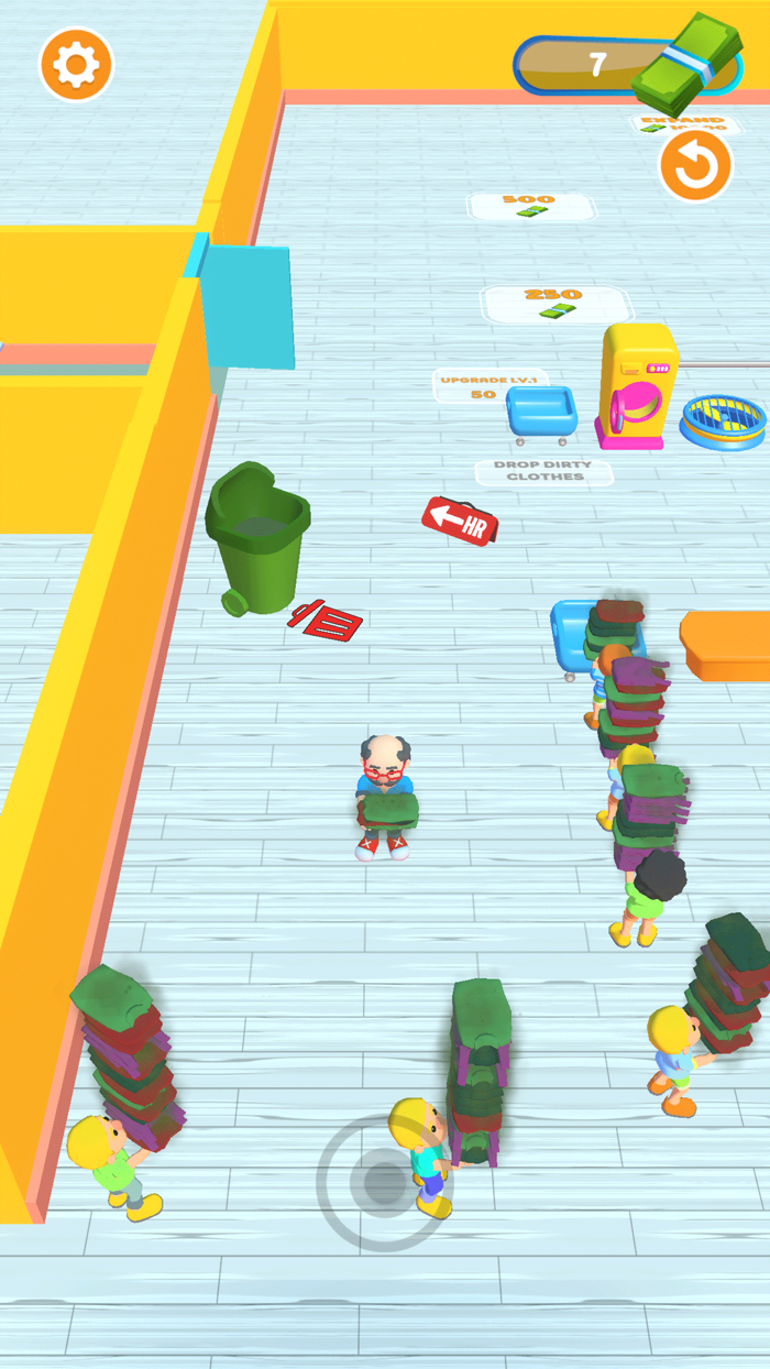 Laundry Rush - Idle Game