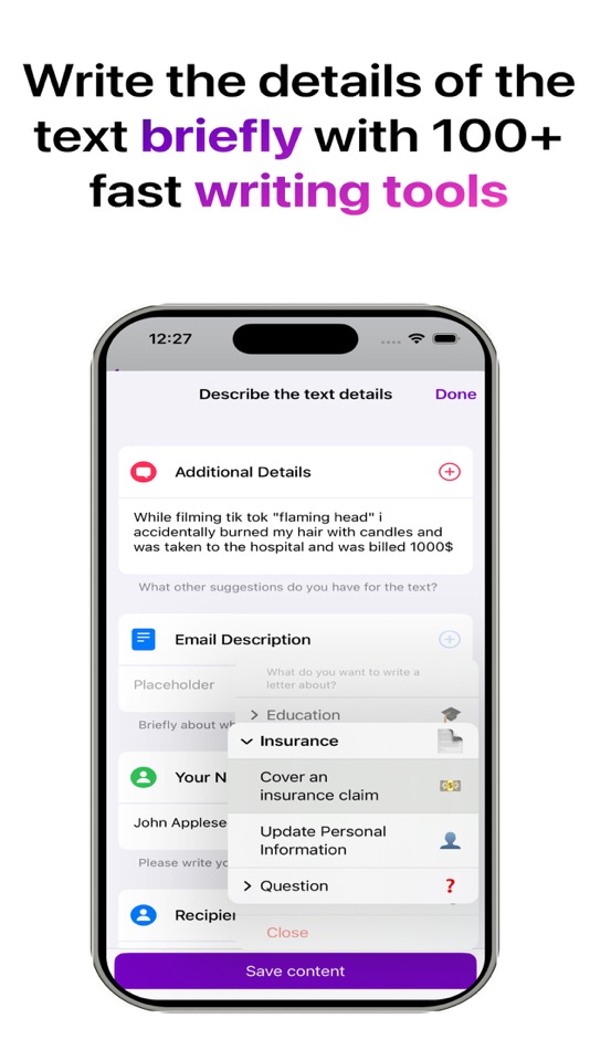 #2. Textify: Write texts with AI (iOS) 由: Igor Shefer